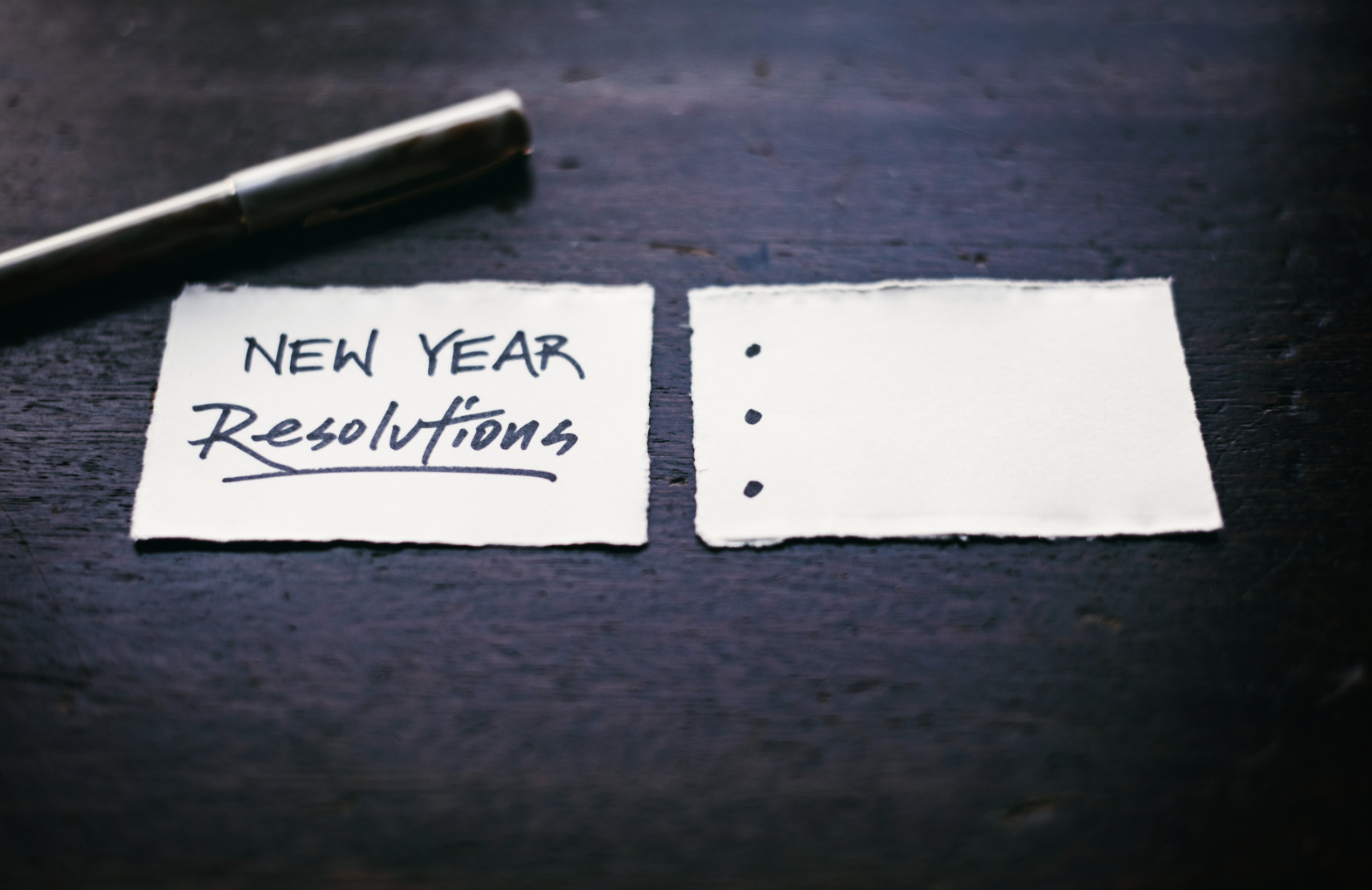 Blog about getting your home sold in 2023, this picture shows a list of New Years Resolutions