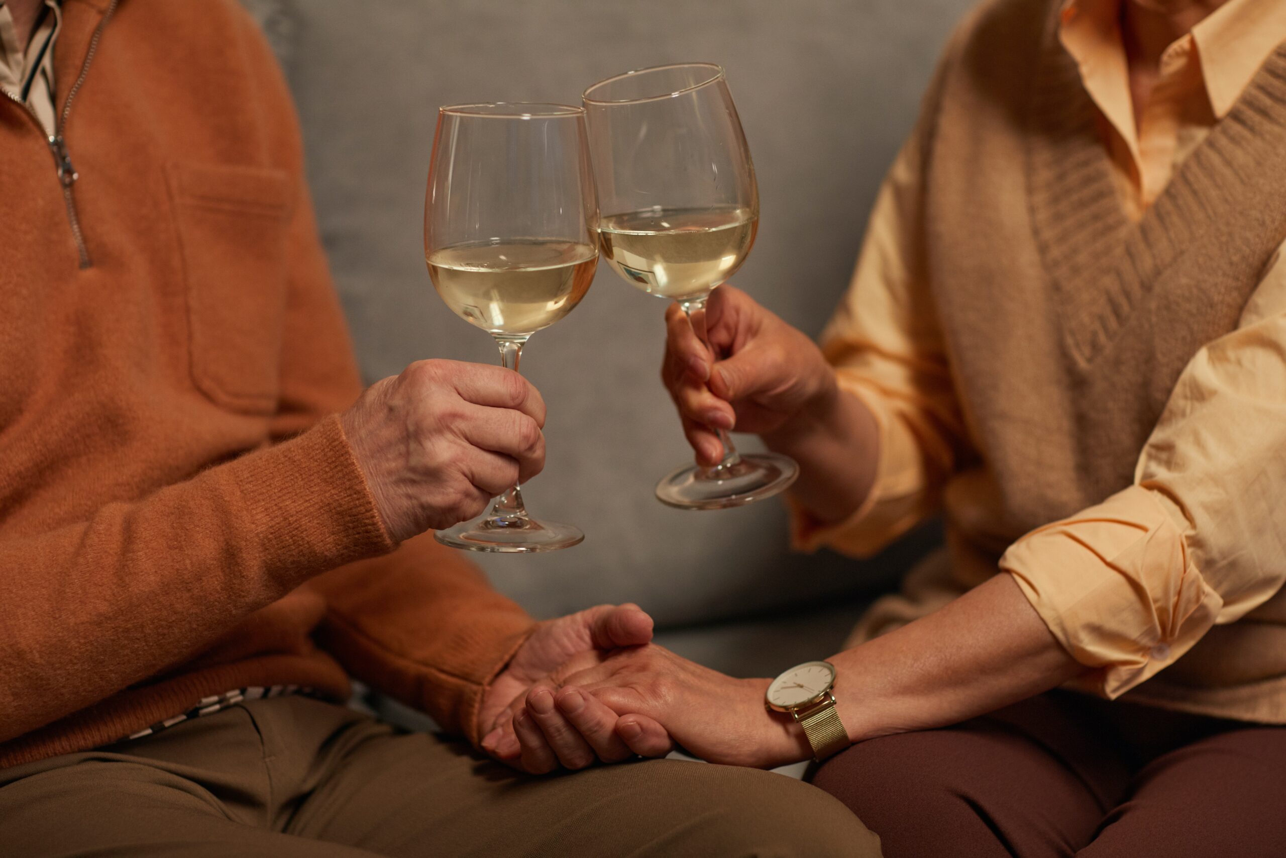 Baby Boomers with a glass of wine used as a featured image in Lindsay Smith's weekly blog.