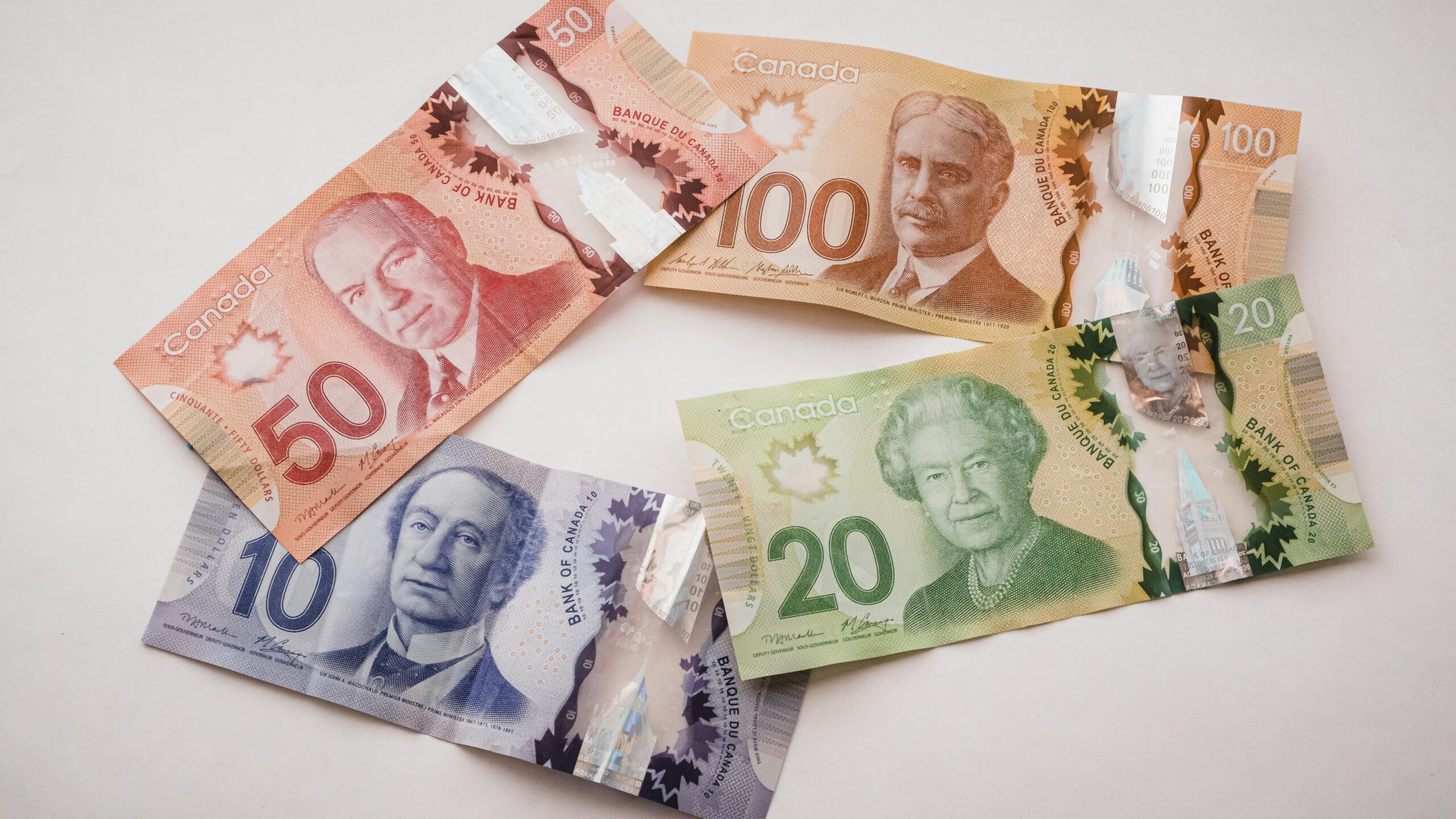 Canadian Money at the beginning of Lindsay Smith's (Buy Sell Love Durham) weekly blog.